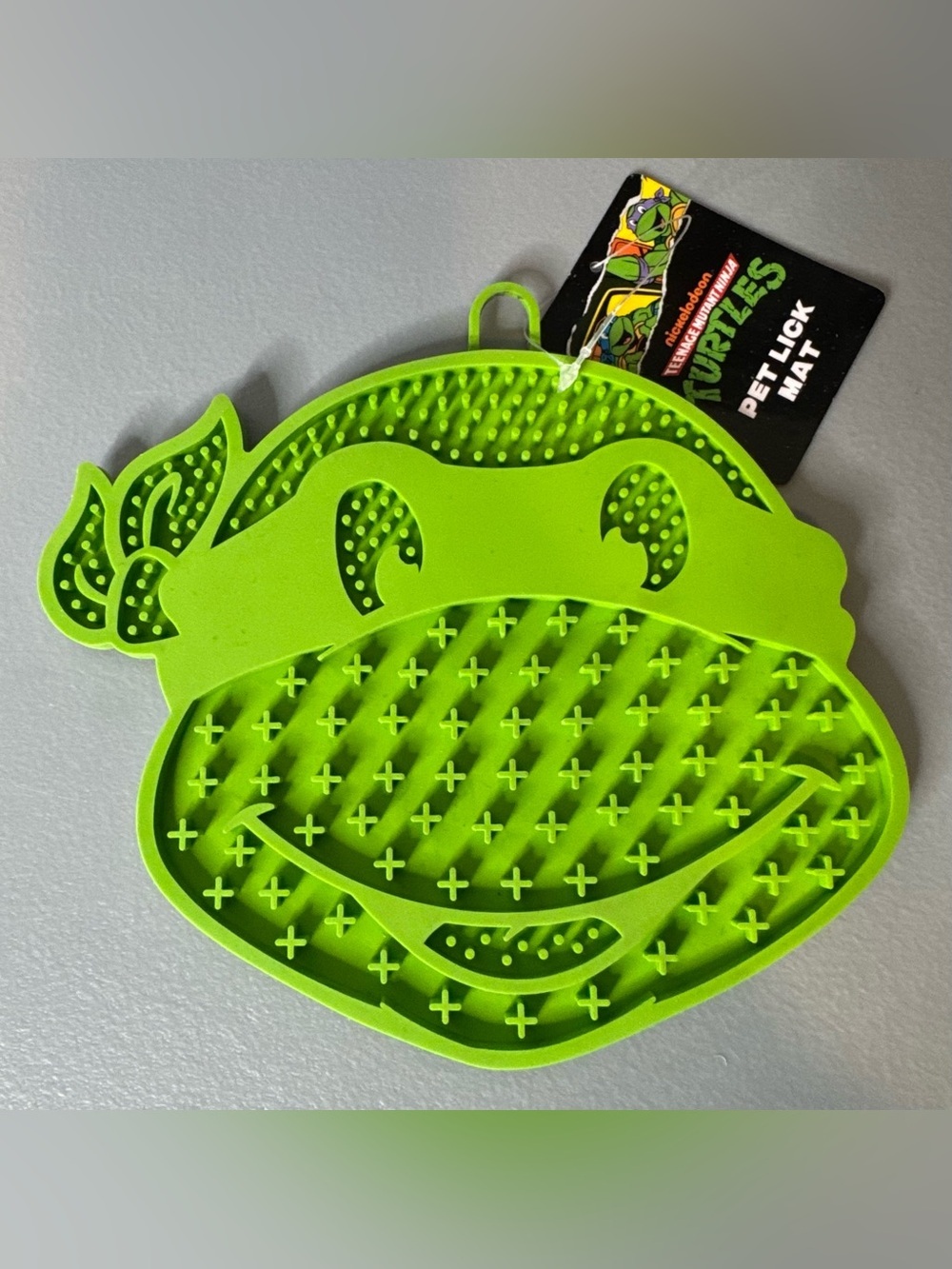 Teenage mutant ninja turtles Green Silicone textured Pet Lick Mat dog cat eat